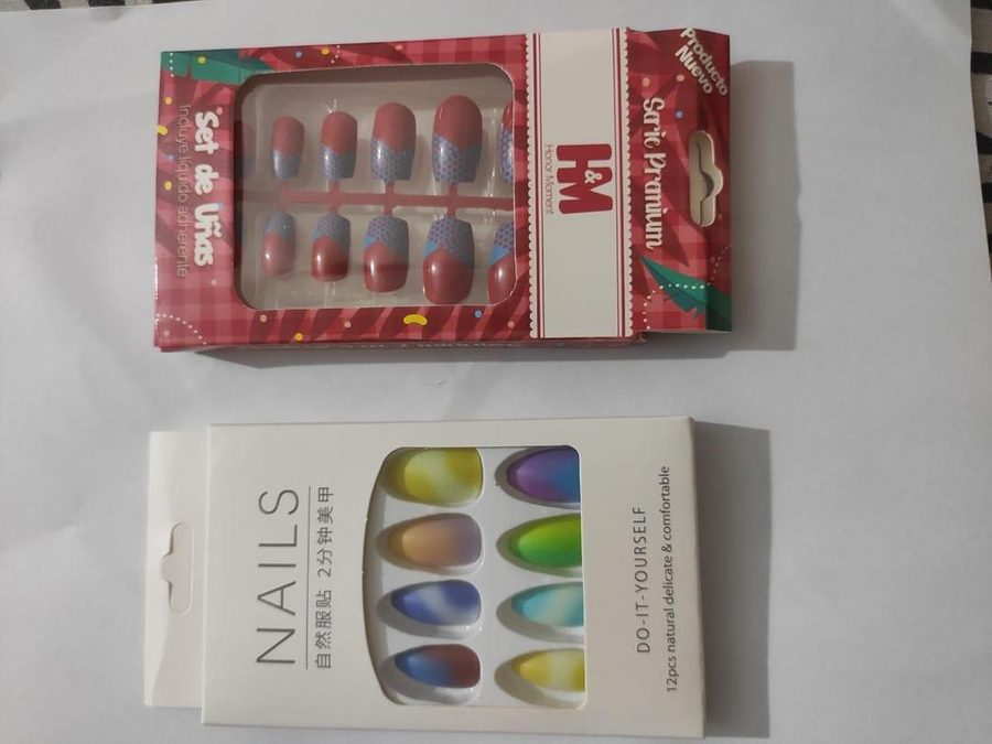 24 Pcs Multicolor Fake Nails DIY Party Wear view 5