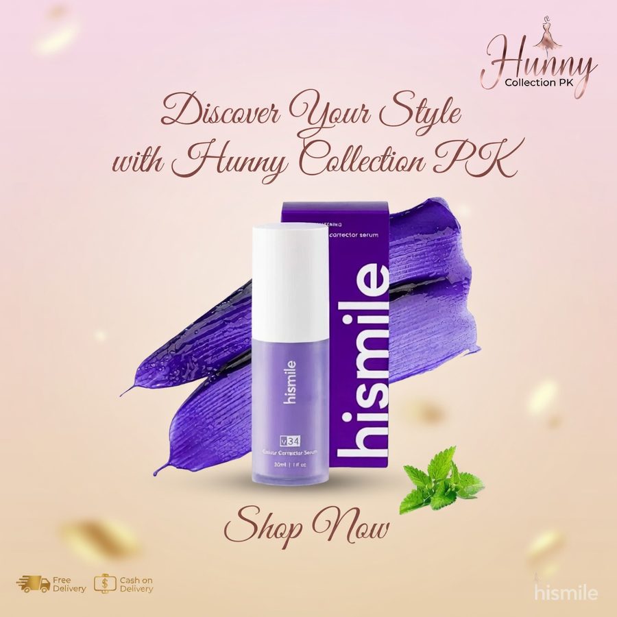 Teeth Whitening Serum Purple Toothpaste Daily Use - Cosmetics - Hunny Collection PK