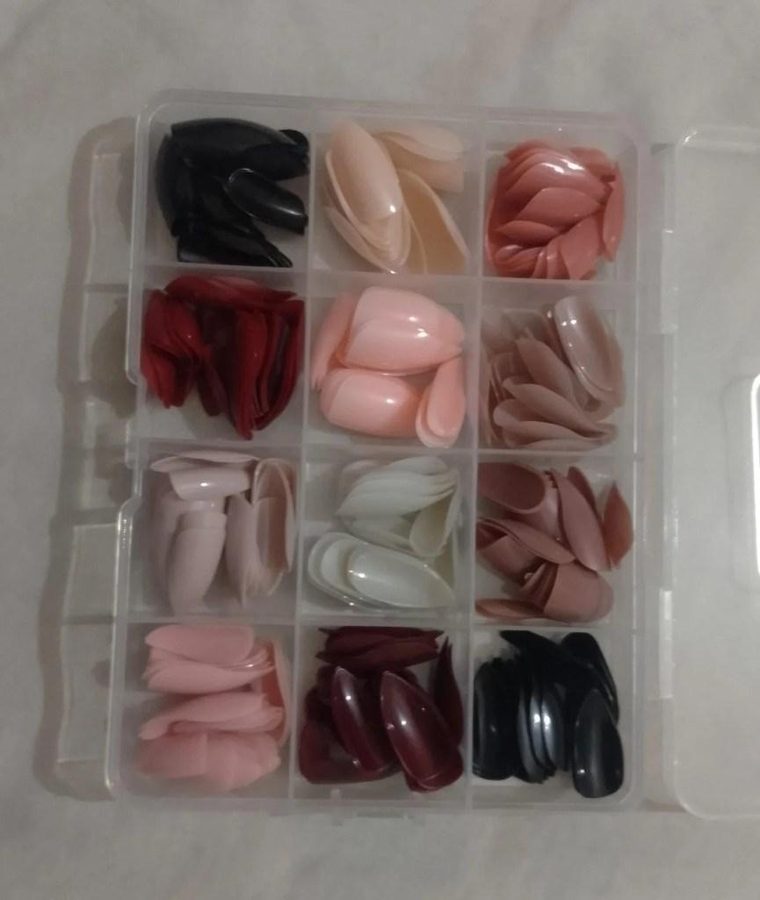 288 Pcs Multicolor Fake Nails for Party Wear view 3