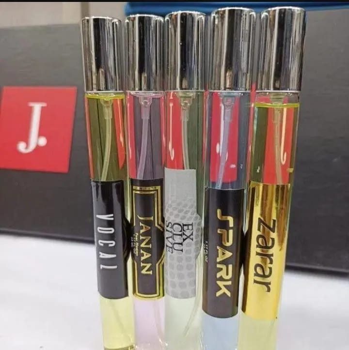 Long Lasting Floral Pocket Perfume Set 5 Pcs Unisex view 2
