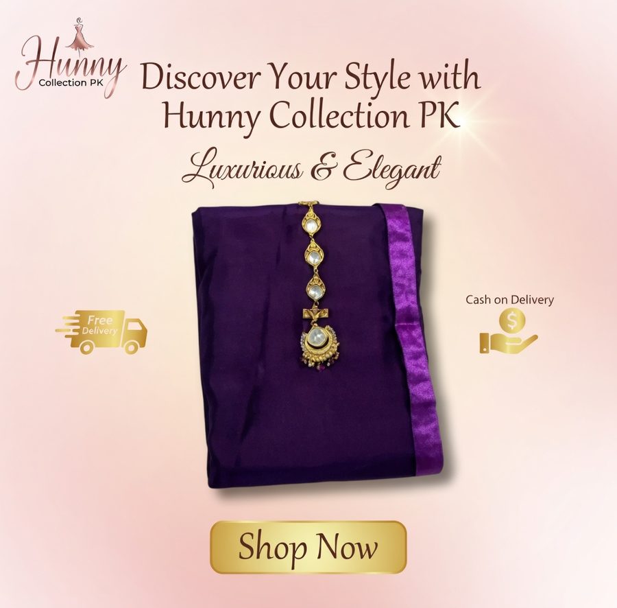 Purple Katan Silk 3-Piece Women's Suit Set - Women's Unstitched - Hunny Collection PK
