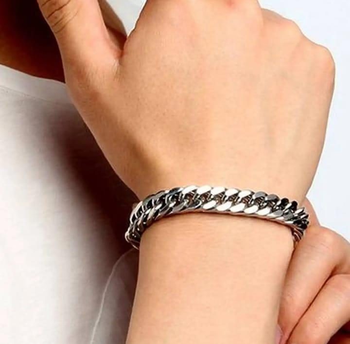 Stainless Steel Adjustable Chain Bracelet for Men
